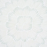 Schumacher Feather Bloom Seaglass Wallpaper