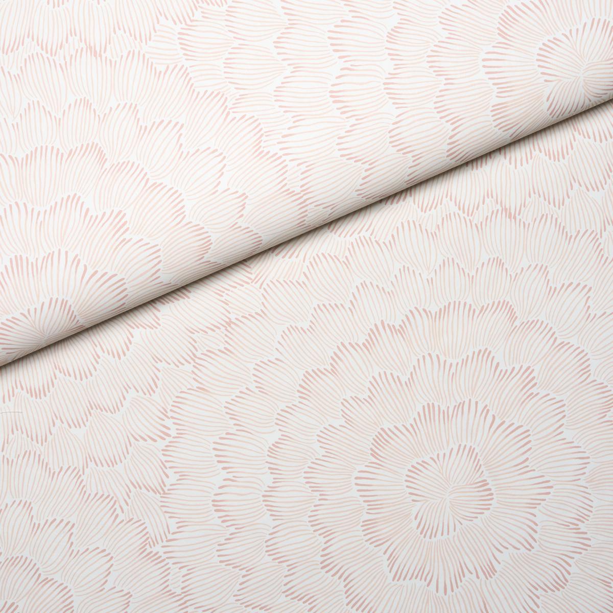 Schumacher Feather Bloom Salmon Wallpaper