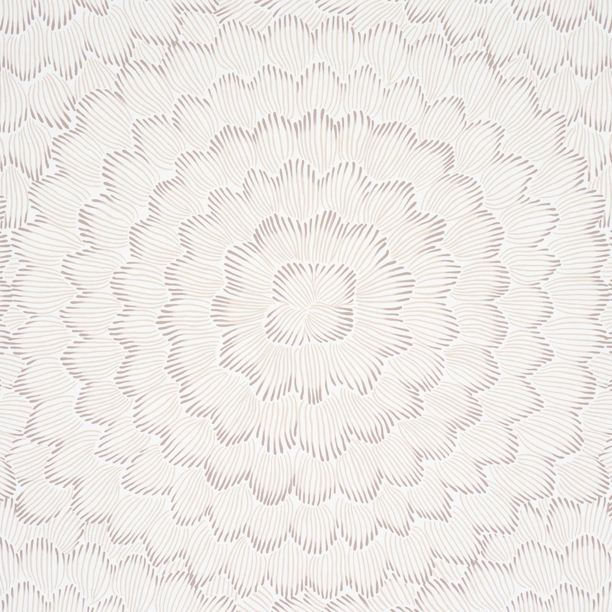 Schumacher Feather Bloom Chai Wallpaper