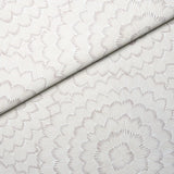 Schumacher Feather Bloom Chai Wallpaper
