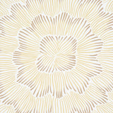 Schumacher Feather Bloom Mustard Wallpaper
