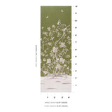 Schumacher Chinois Palais Panel Olive Wallpaper