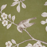 Schumacher Chinois Palais Panel Olive Wallpaper
