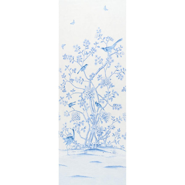 Schumacher Chinois Palais Panel Porcelain Wallpaper