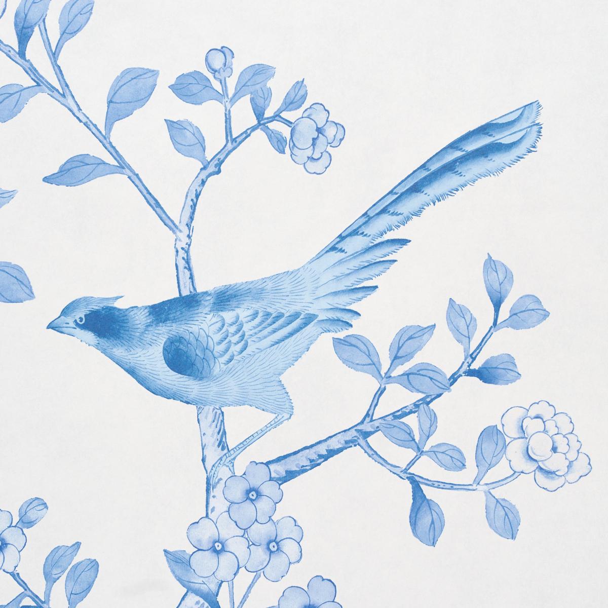 Schumacher Chinois Palais Panel Porcelain Wallpaper