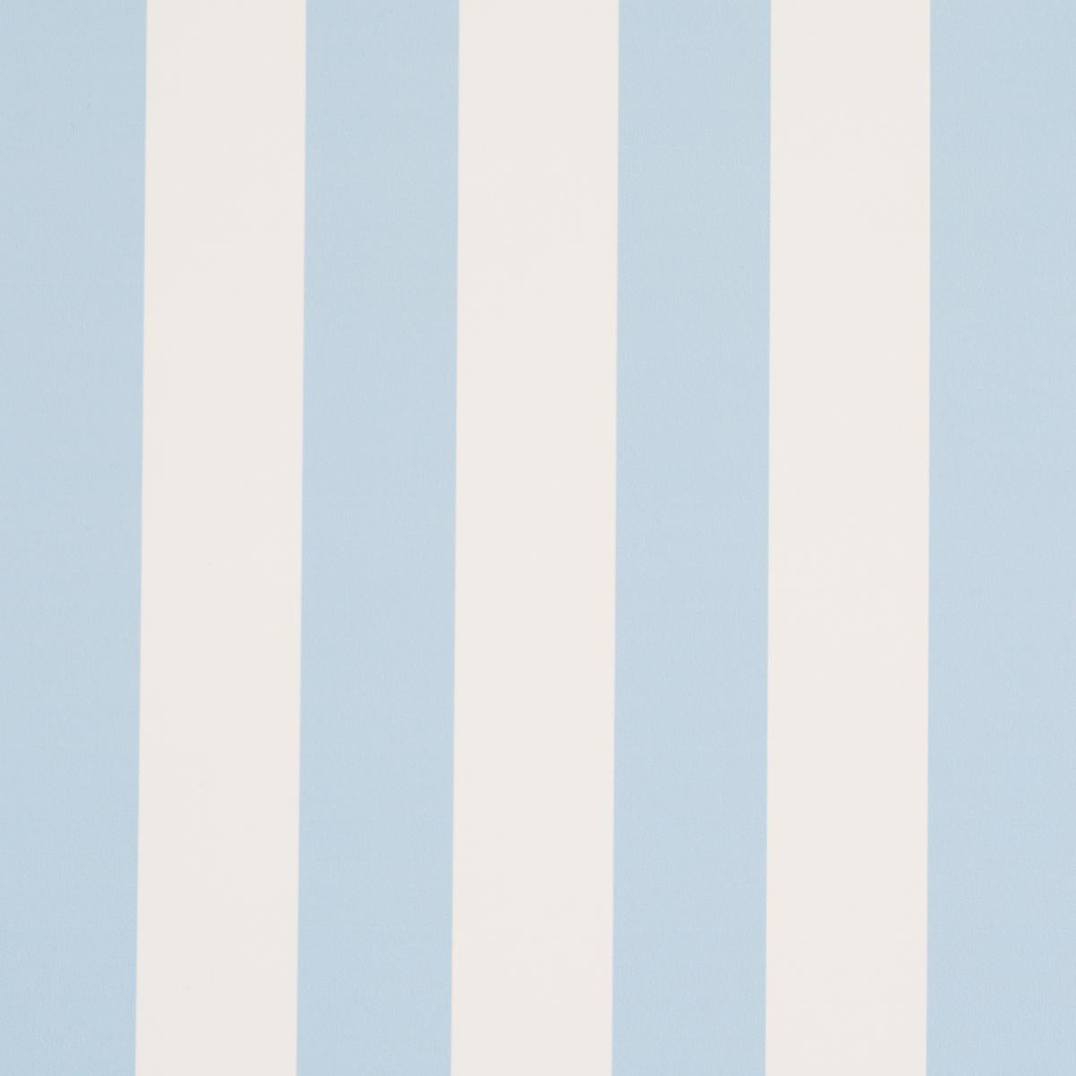 Schumacher Emma Stripe Ice Wallpaper