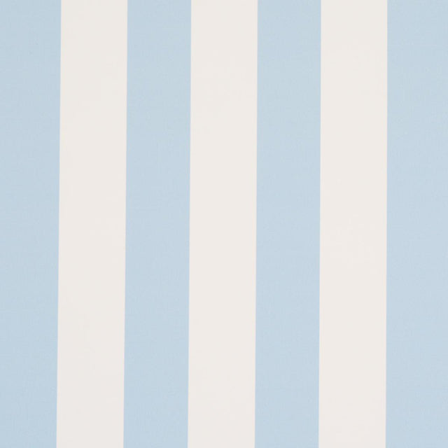 Schumacher Emma Stripe Ice Wallpaper