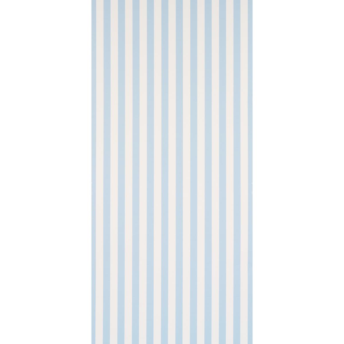 Schumacher Emma Stripe Ice Wallpaper