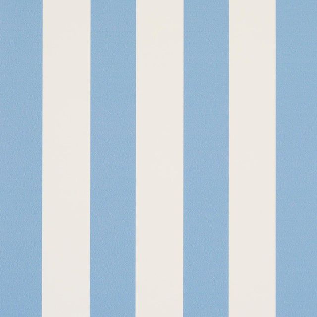Schumacher Emma Stripe Delft Wallpaper