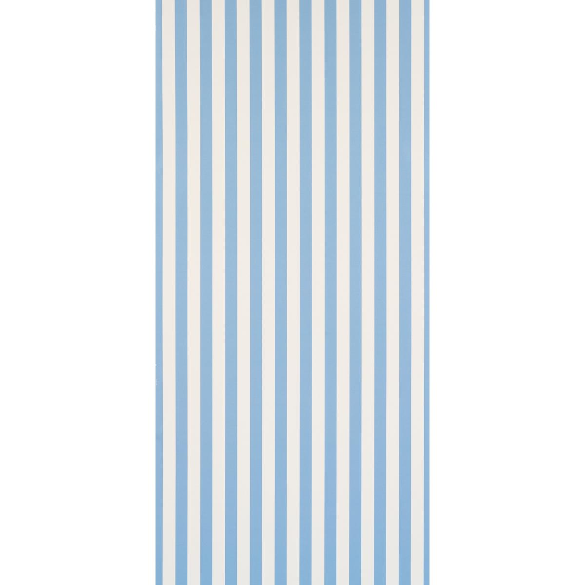 Schumacher Emma Stripe Delft Wallpaper