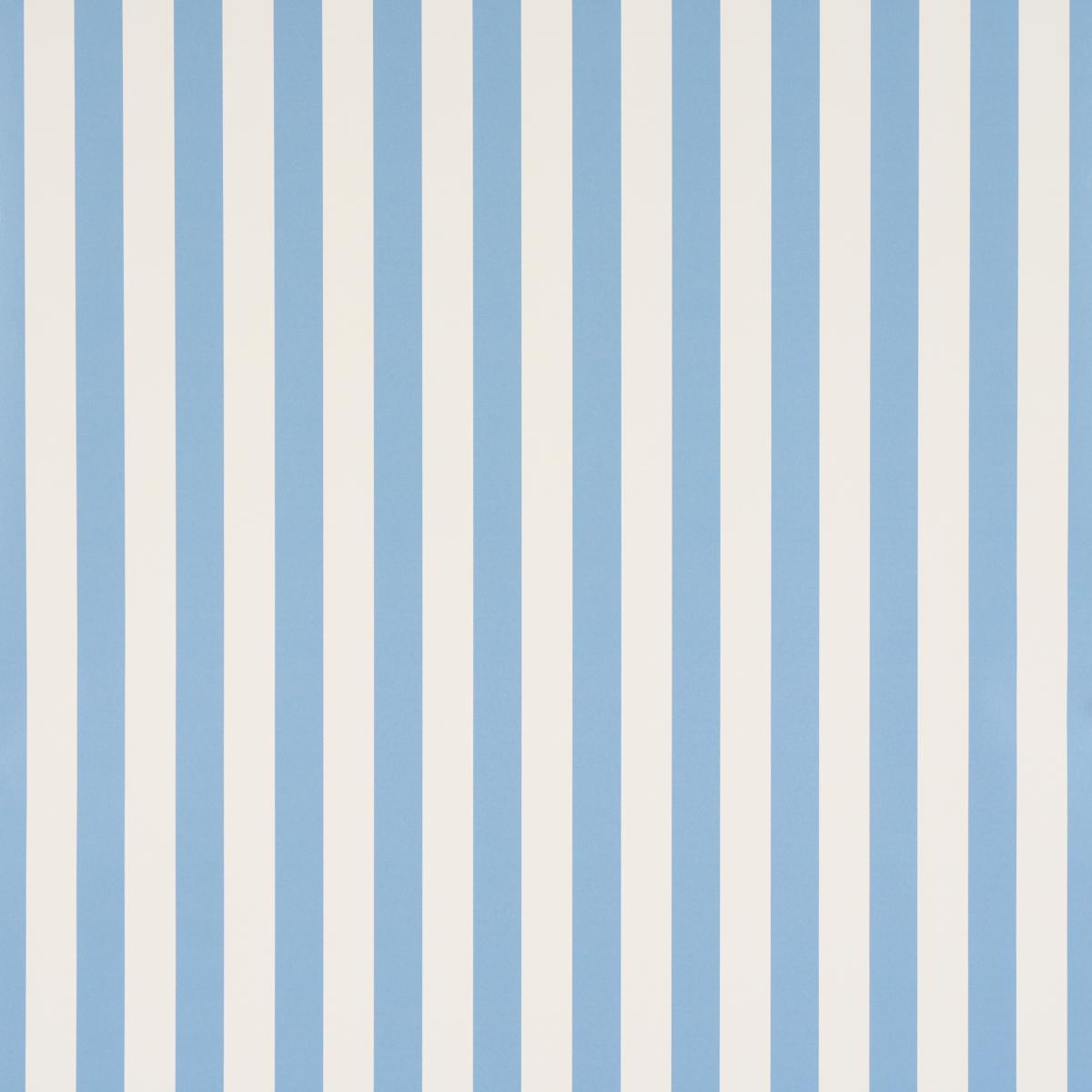 Schumacher Emma Stripe Delft Wallpaper