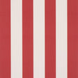 Schumacher Emma Stripe Red Wallpaper
