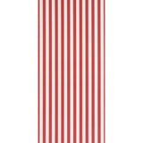 Schumacher Emma Stripe Red Wallpaper