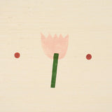Schumacher Tulip Play Sisal Pink Wallpaper