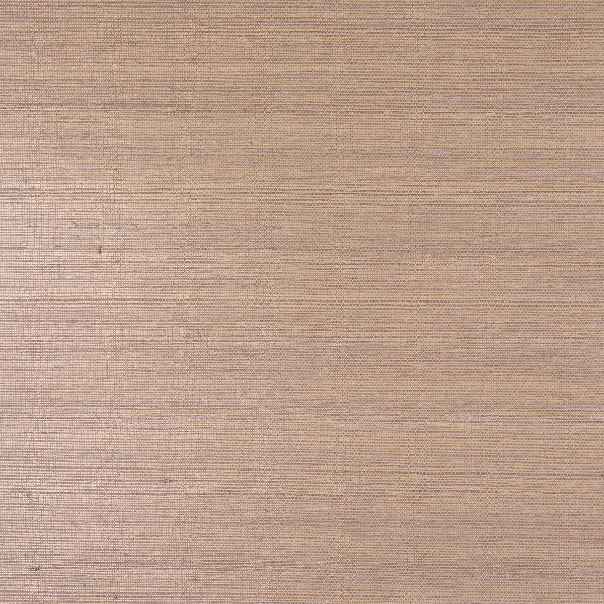 Schumacher Hemp Shimmer Taupe Shimmer Wallpaper