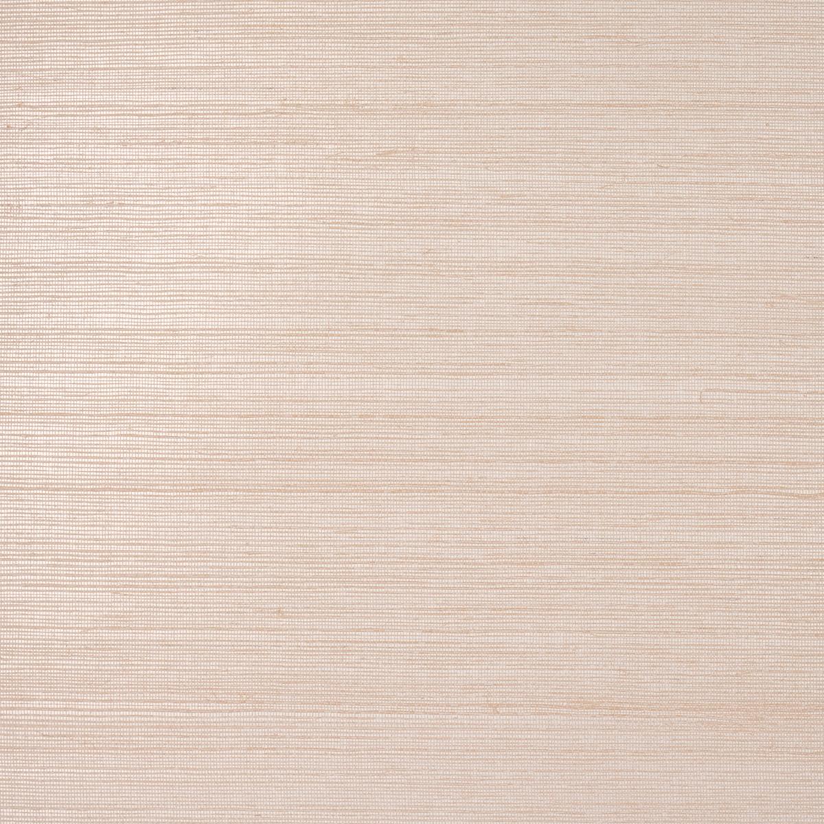 Schumacher Hemp Shimmer Blush Shimmer Wallpaper
