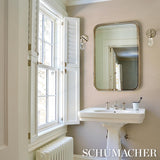Schumacher Hemp Shimmer Blush Shimmer Wallpaper