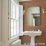 Schumacher Shaded Silk Ginger Wallpaper