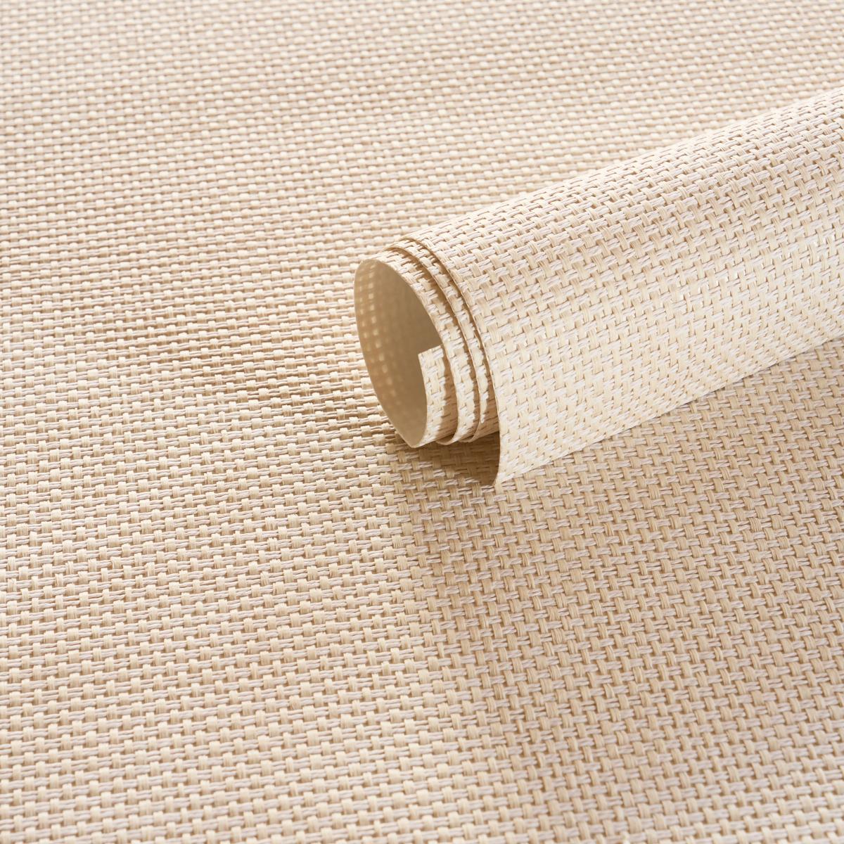 Schumacher Gami Paperweave Cream Wallpaper