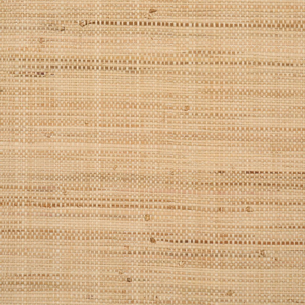 Schumacher Namu Raffia & Abaca Weave Light Natural Wallpaper