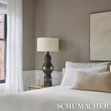 Schumacher Bori Jute Weave Bleached Wallpaper
