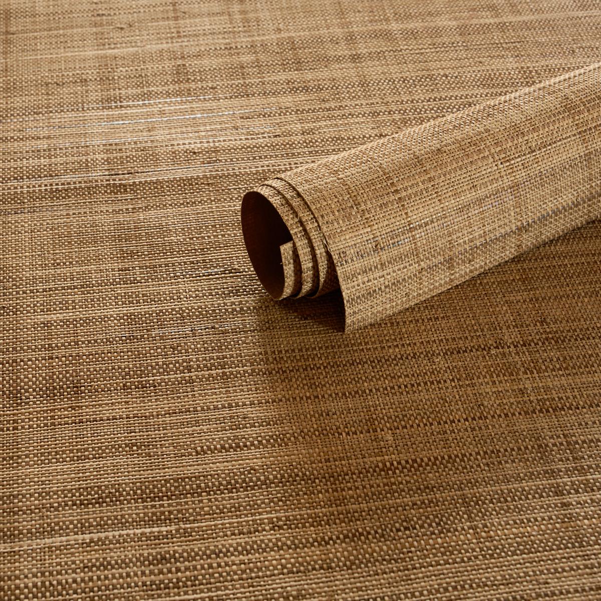 Schumacher Namu Raffia & Abaca Weave Natural Wallpaper
