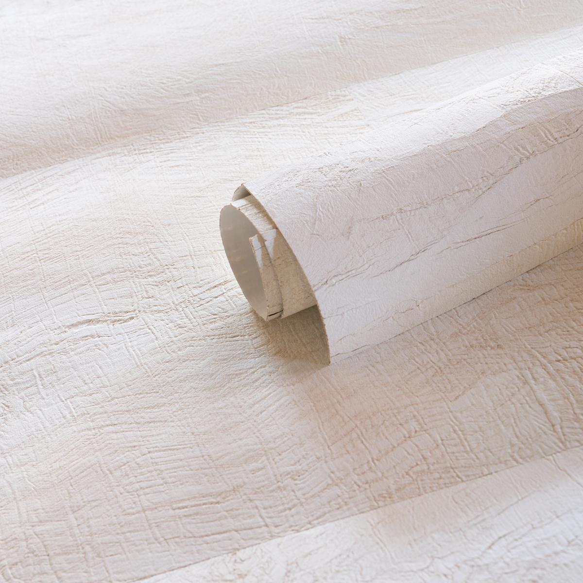 Schumacher Mulberry Paper Whitewash Wallpaper