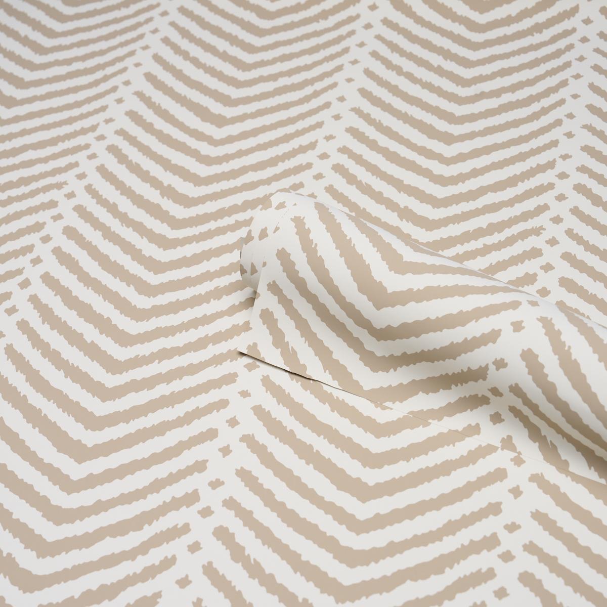 Schumacher La Jolla Neutral Wallpaper