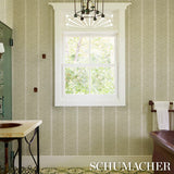 Schumacher La Jolla Olive Wallpaper