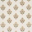 Schumacher Dalila Hand-Screen Print Yellow Wallpaper