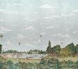 Schumacher Promenade 4 Panel Set Sky Wallpaper