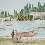 Schumacher Promenade 4 Panel Set Sky Wallpaper