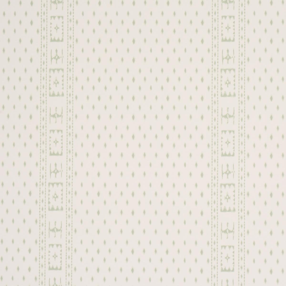 Schumacher Indah Batik Sage Wallpaper
