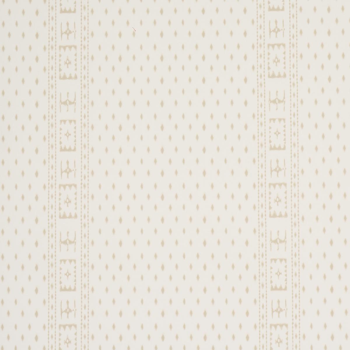 Schumacher Indah Batik Neutral Wallpaper