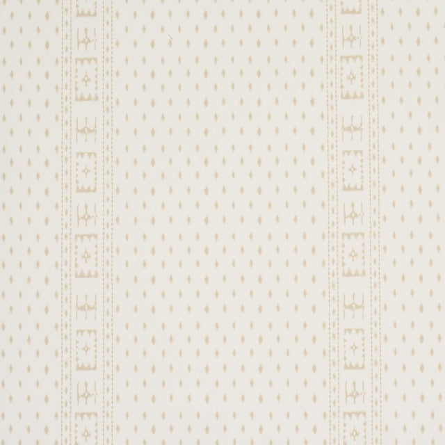 Schumacher Indah Batik Neutral Wallpaper