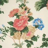 Schumacher Wycombe Park Red & Blue Wallpaper