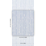 Schumacher Springs Stripe Navy Wallpaper