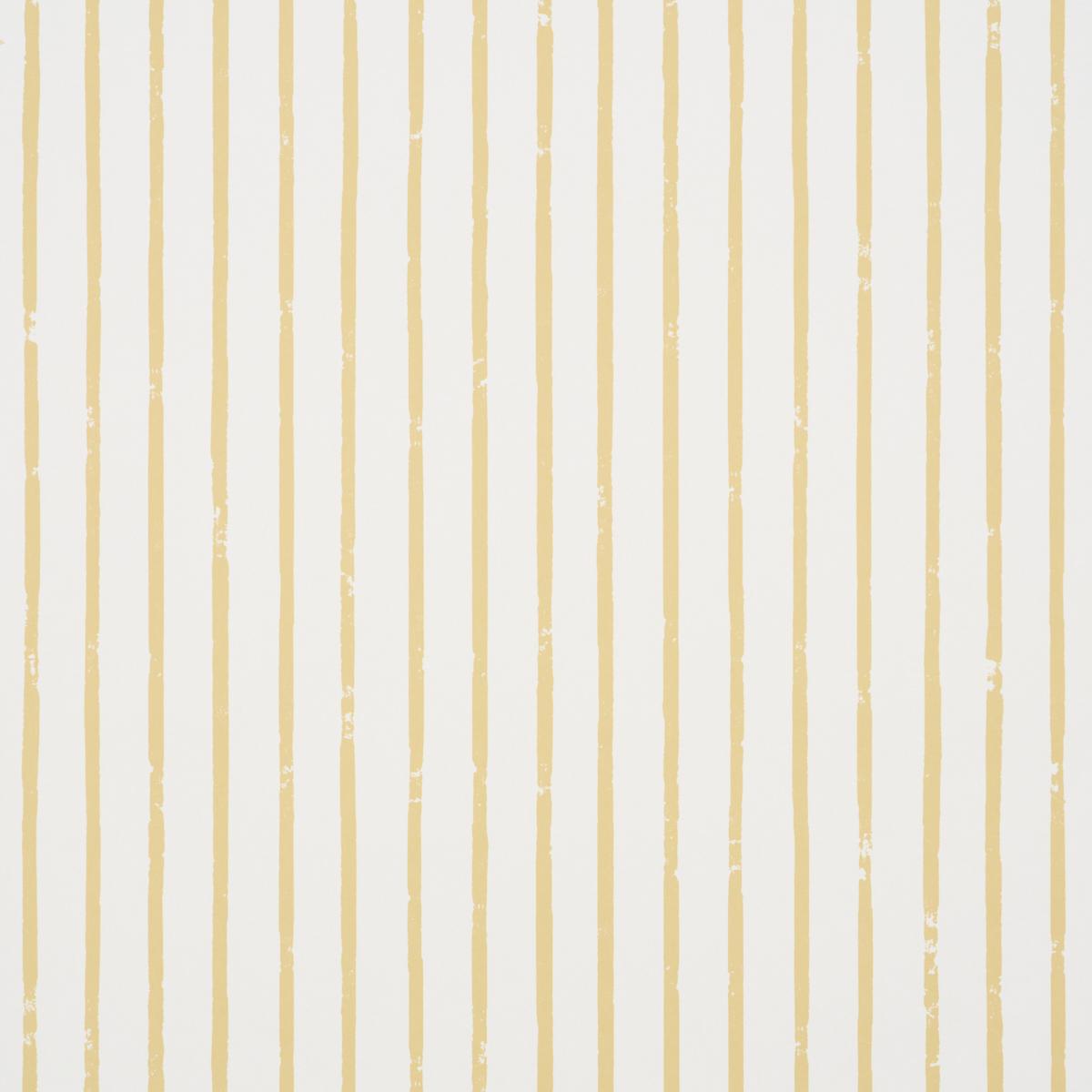 Schumacher Springs Stripe Yellow Wallpaper