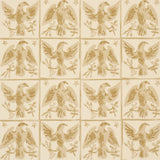 Schumacher Barton'S Eagle Hand Print Yellow Wallpaper
