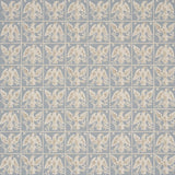 Schumacher Barton'S Eagle Hand Print Blue Wallpaper