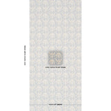 Schumacher Barton'S Eagle Hand Print Blue Wallpaper
