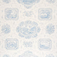 Schumacher Century Scenic Toile Blue Wallpaper