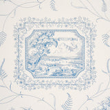 Schumacher Century Scenic Toile Blue Wallpaper