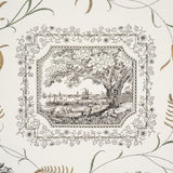 Schumacher Century Scenic Toile Black Wallpaper