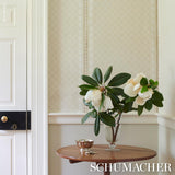 Schumacher Astor Neutral Wallpaper