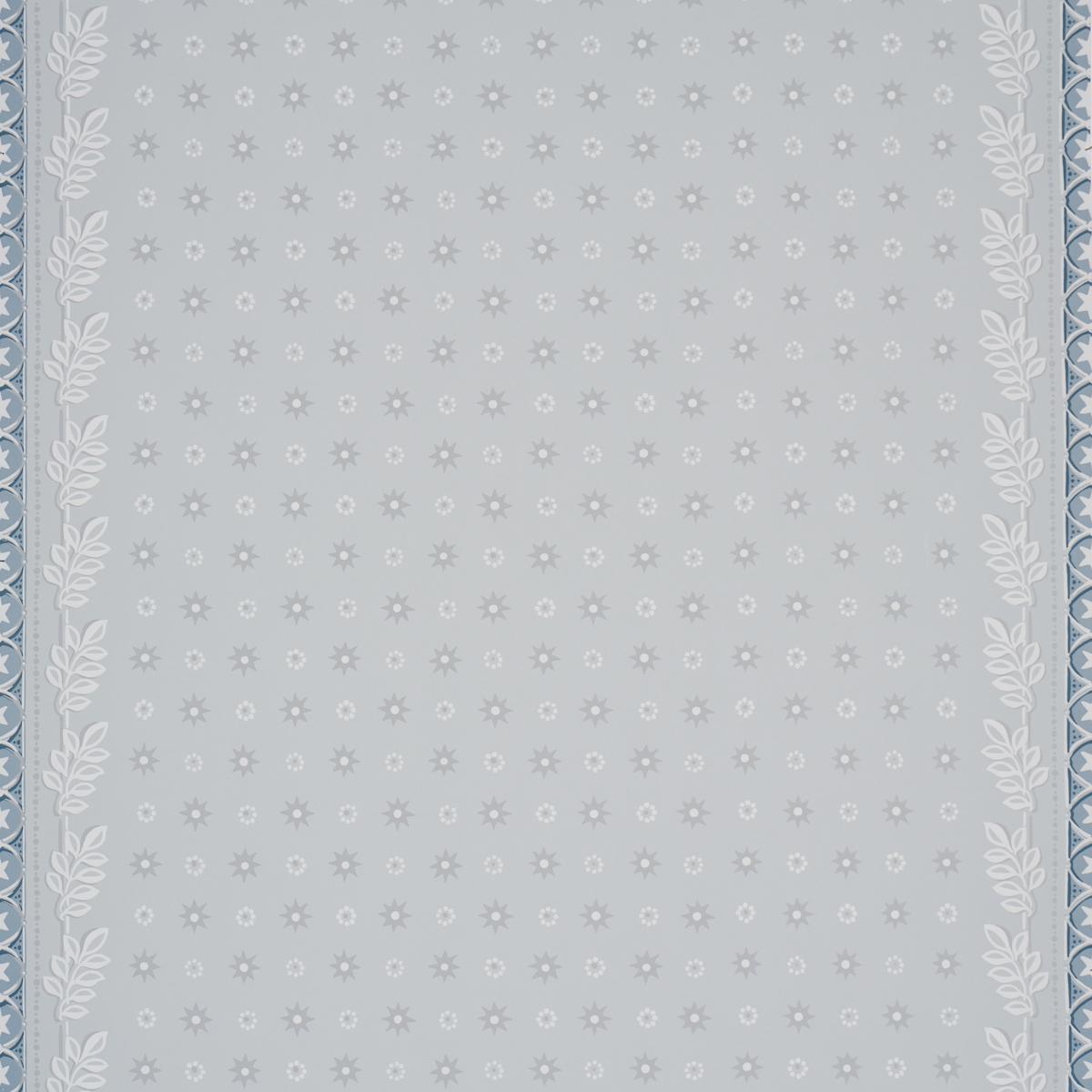 Schumacher Astor Blue Wallpaper