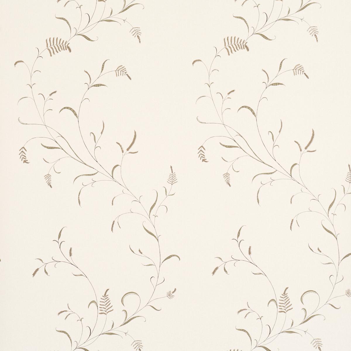 Schumacher Winding Wheat Neutral Wallpaper