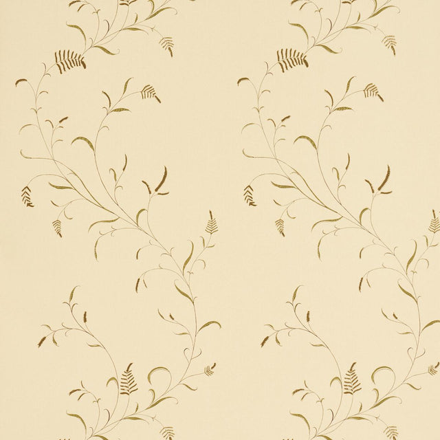 Schumacher Winding Wheat Yellow Wallpaper
