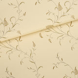 Schumacher Winding Wheat Yellow Wallpaper