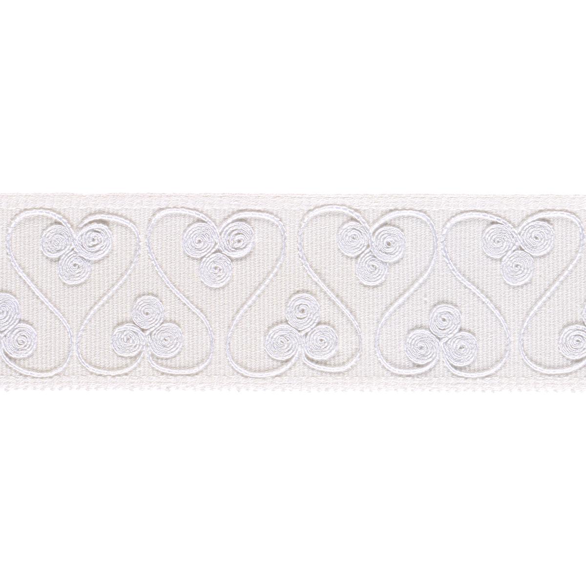 Schumacher White Coquette Tape